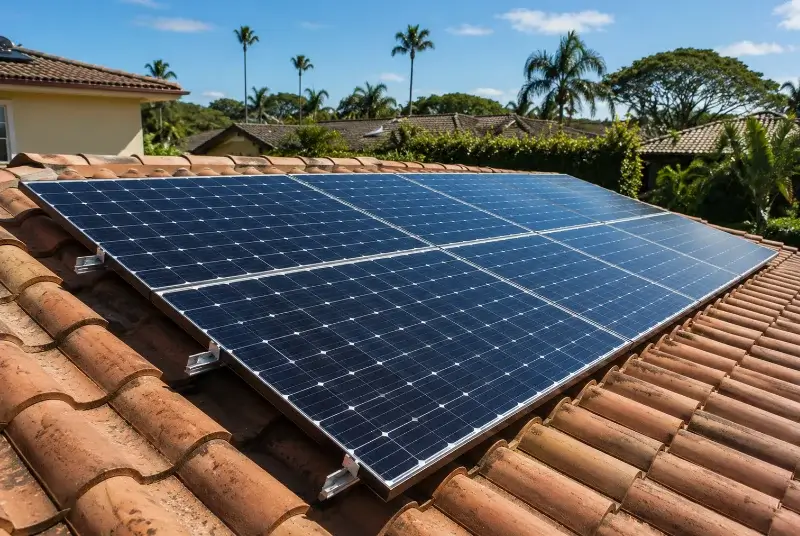 Installation de panneaux solaires à Coustouges